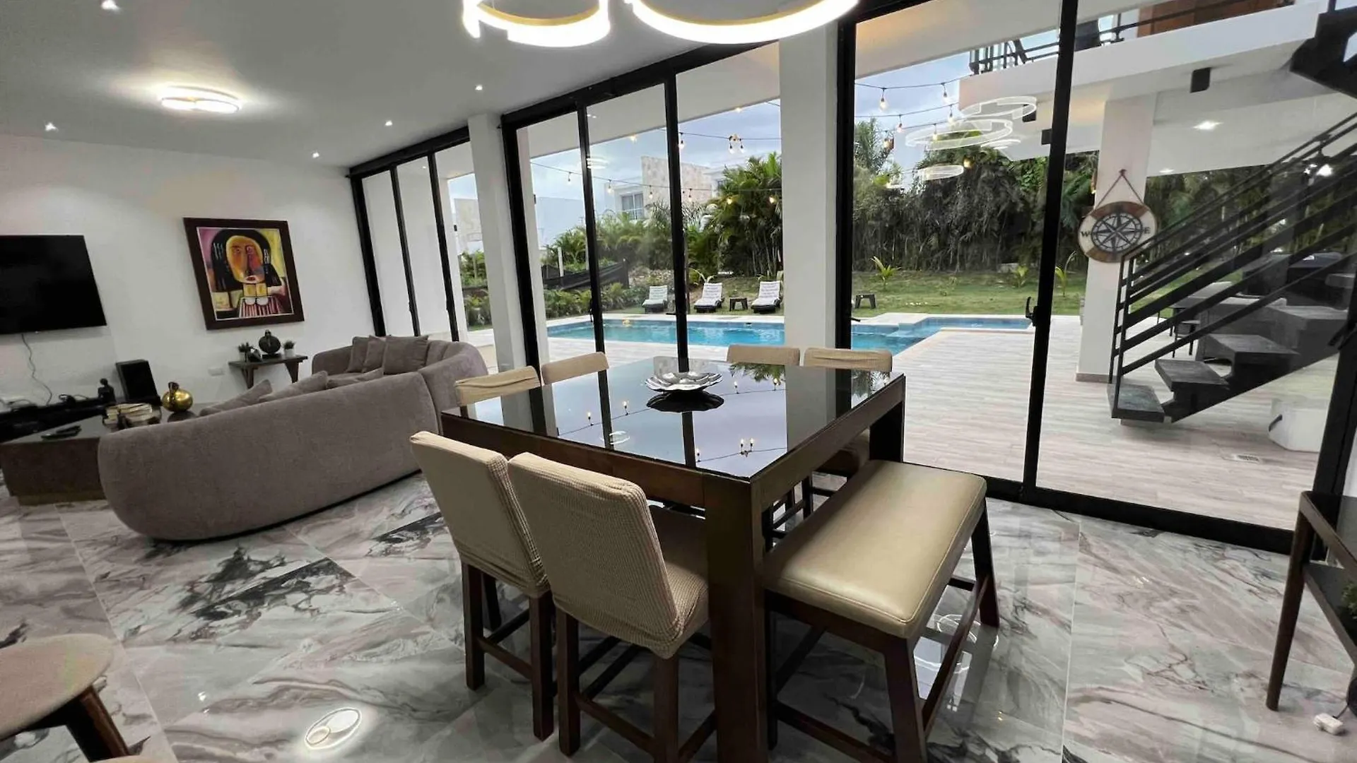 Elegant, Modern Style Villa In Playa Nueva Romana2 Boca del Soco